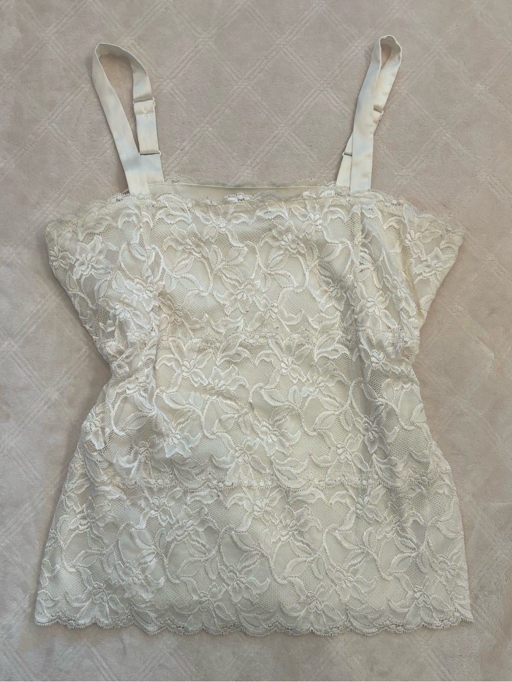 Coldwater Creek Ivory Lace Camisole